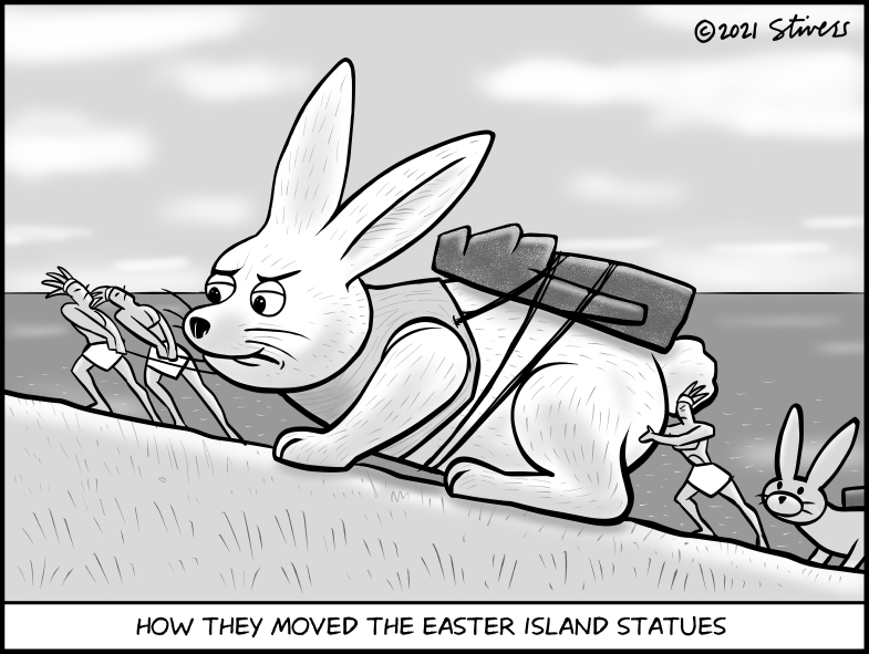 Easter Island bunny